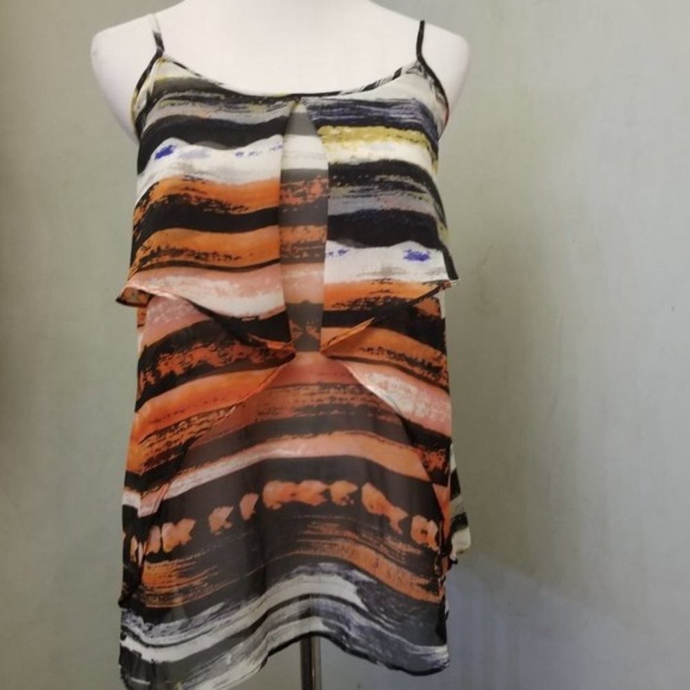 Romeo & Juliet Couture multicolored tank top size small (V22)